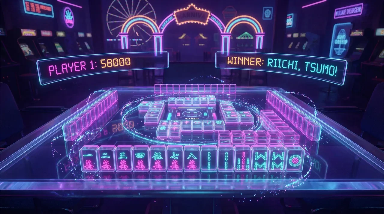 91棋牌麻将胡了赛博全息界面 - 抢庄牛牛